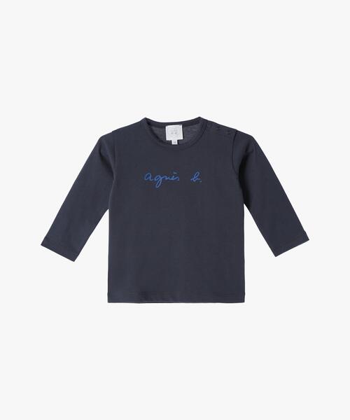 agnes b. tシャツ S137 L TS ベビー ロゴTシャツ キッズ 子供服