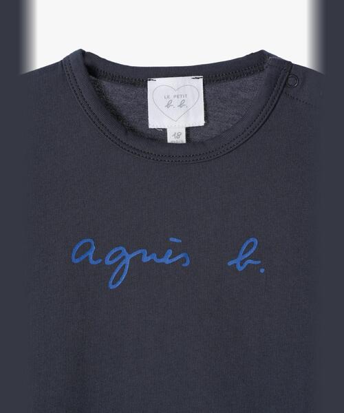 agnes b. tシャツ S137 L TS ベビー ロゴTシャツ キッズ 子供服