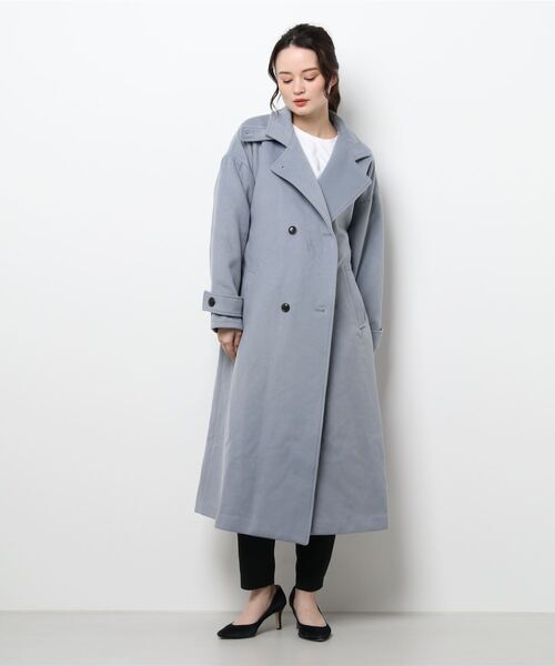 dazzlin（ダズリン） チェスターコート FREE ブルー レディース