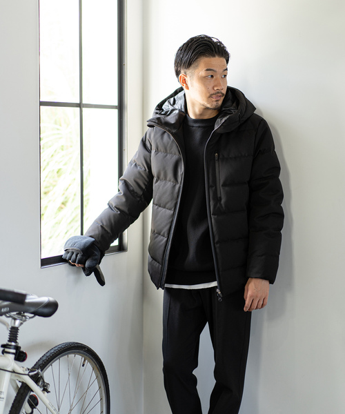   ダウンジャケット ネイビー 417 EDIFICE（フォーワンセブンエディフィス） ダウンジャケット SMALL