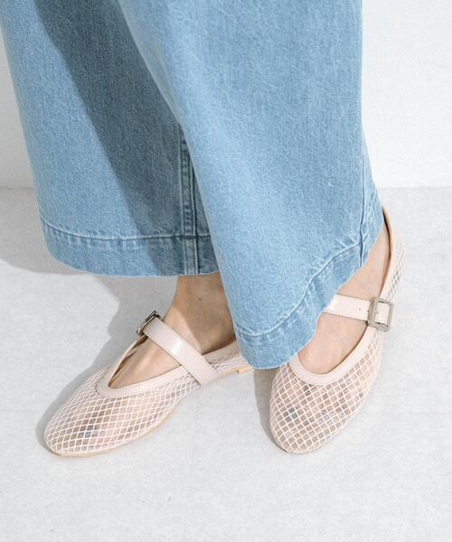 URBAN RESEARCH Sonny Label シューズ メッシュストラップフラット