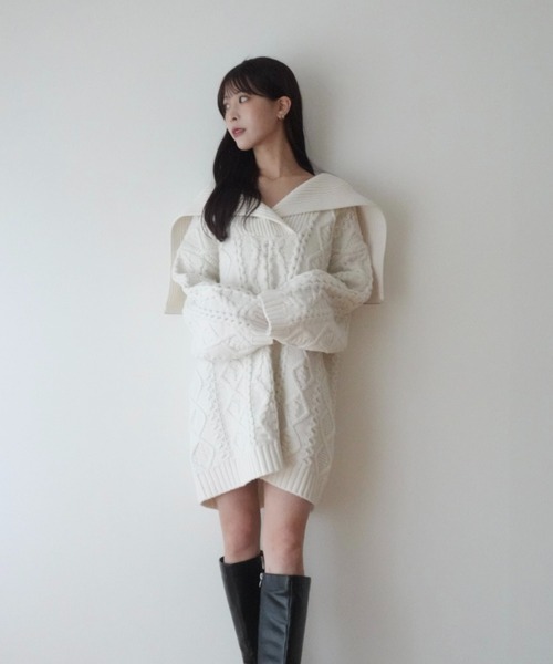 me&amp;meCOUTURE ニット me&me couture（ミーアンドミークチュール） ニット セーター