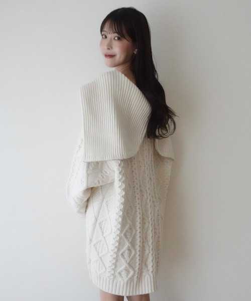 me&amp;meCOUTURE ニット me&me couture（ミーアンドミークチュール） ニット セーター シアー