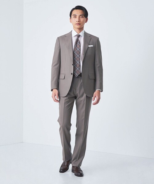 GREEN LABEL RELAXING パンツスーツ green label relaxing スラックス REDA ピンヘッド HX 1プリーツ