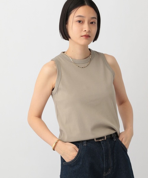 タンクトップ ノースリーブ 「抗菌防臭」「吸水速乾」ブラ紐隠しの優秀 