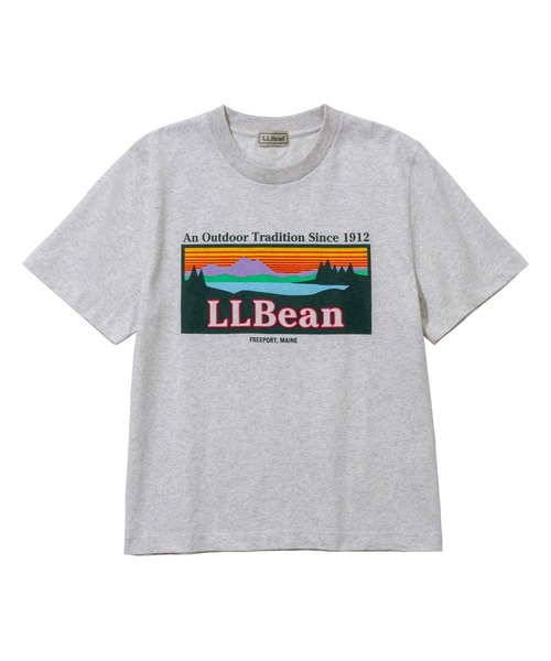 tシャツ 「JAPAN EDITION」モリル・ショートスリーブ・カタディン・ロゴ・ティ レディース L.L.Bean tシャツ 「JAPAN EDITION」モリル・ショートスリーブ