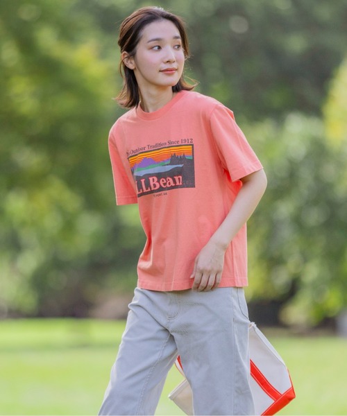 tシャツ 「JAPAN EDITION」モリル・ショートスリーブ・カタディン・ロゴ・ティ レディース JAPAN EDITION】モリル・ショートスリーブ・カタディン・ロゴ