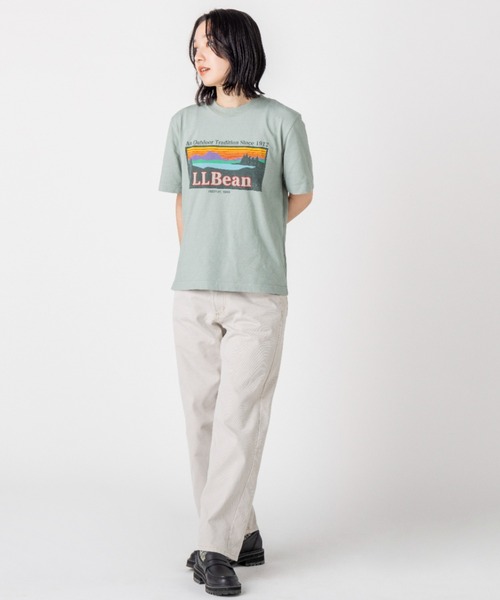 tシャツ 「JAPAN EDITION」モリル・ショートスリーブ・アニマル・グラフィック・ティ レディース L.L.Bean tシャツ 「JAPAN EDITION」モリル・ショートスリーブ
