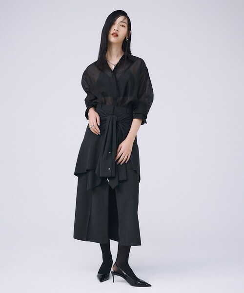 JOSE MOON ブラウス シャツ 「JOSEMOON/ジョゼムーン」SHEER