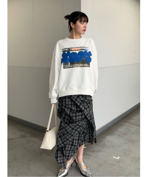 SLY トレーナー スウェット PUFFER LOGO PHOTO SW TOPS