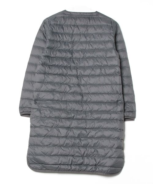 DANTON ダウンコート グレー Vネック Danton（ダントン） ダウンコート 34 グレー レディース : ZOZOTOWN