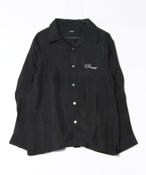 BREATH シャツ 「BREATH / ブレス」SCRIPT LOGO SATIN SHIRT
