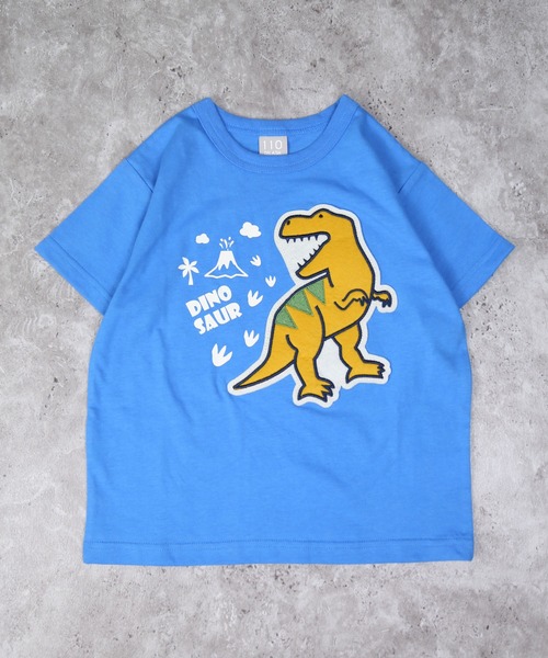 DILASH（ディラッシュ） tシャツ 恐竜ワッペンTシャツ キッズ 子供服