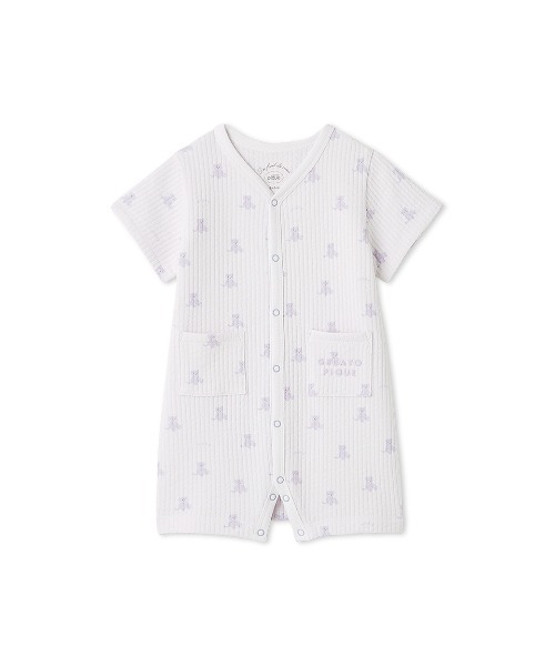 ベビー服 ロンパース 「BABY」ぬいぐるみ柄ロンパースの画像