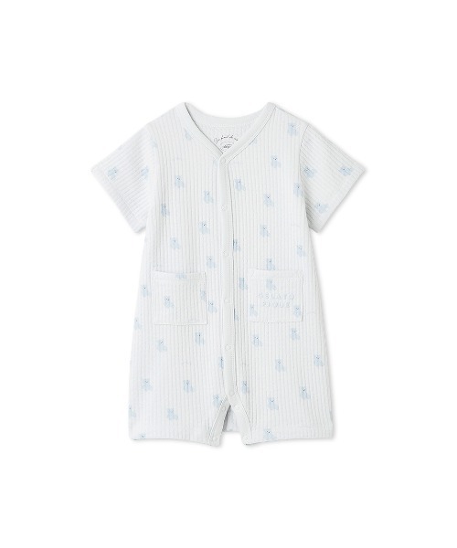 ベビー服 ロンパース 「BABY」ぬいぐるみ柄ロンパースの画像