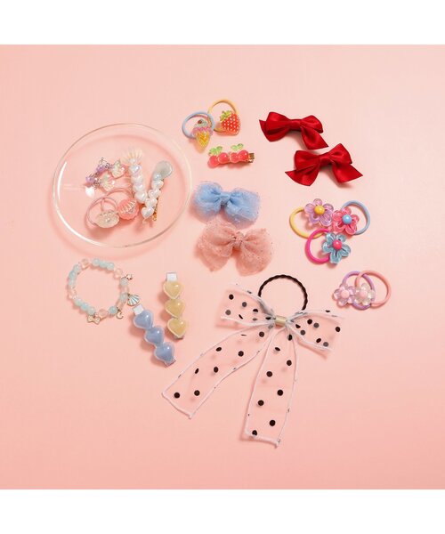 apres les cours（アプレレクール） ヘアクリップ さくらんぼヘア