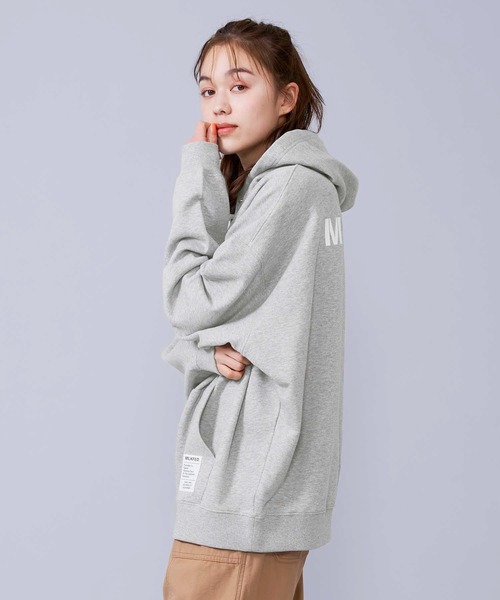 「MILKFED.」 プルオーバーパーカー ONE SIZE ライトブルー レディース MILKFED. 「MILKFED.」 プルオーバーパーカー ONE SIZE ライト