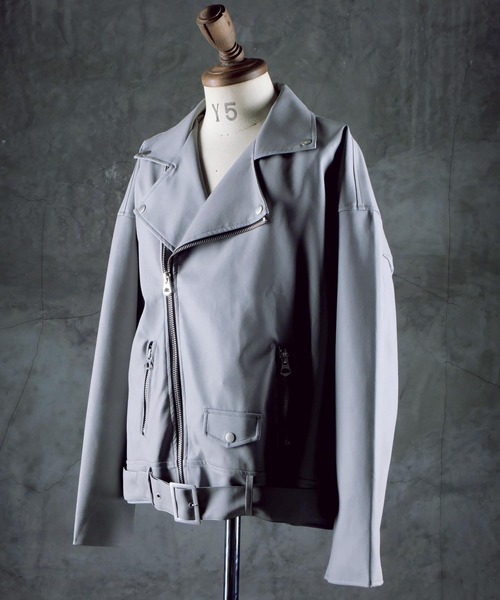 G.O.C ライダースジャケット FREE グレー メンズ : ZOZOTOWN Yahoo!店