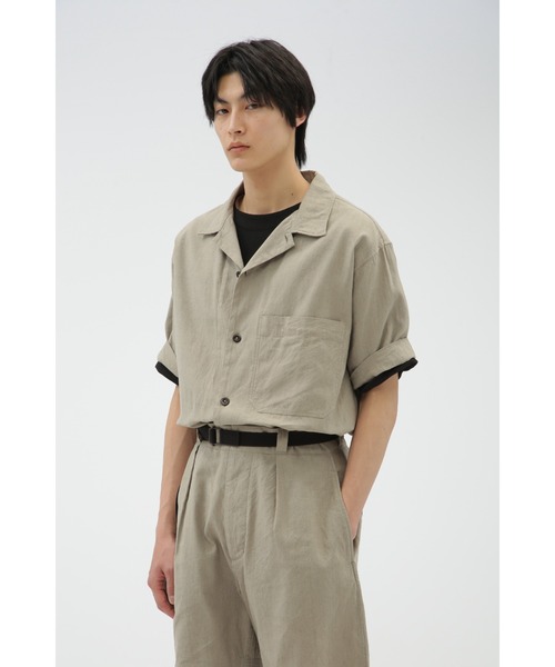 MHL. シャツ FADED LINEN COTTON PLAINWEAVE メンズ : ZOZOTOWN
