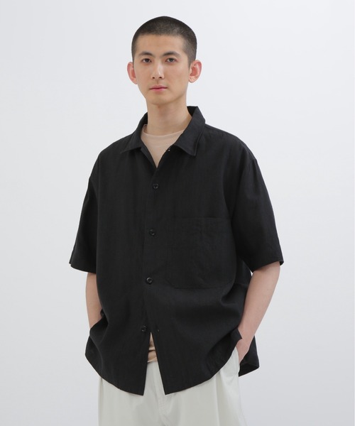 MHL. シャツ FADED LINEN COTTON PLAINWEAVE メンズ : ZOZOTOWN