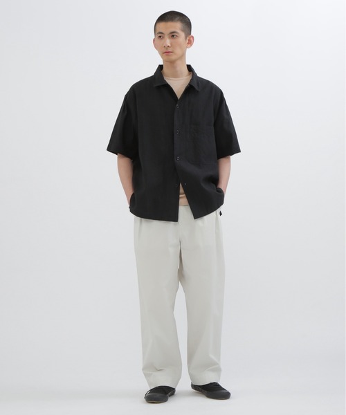 MHL. シャツ FADED LINEN COTTON PLAINWEAVE メンズ : ZOZOTOWN