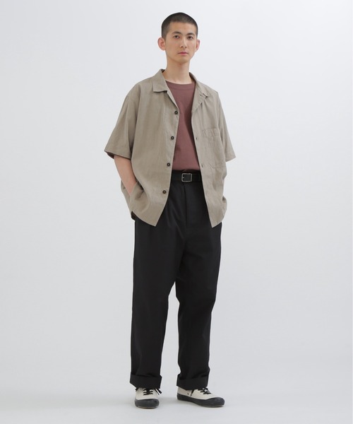 MHL. シャツ FADED LINEN COTTON PLAINWEAVE メンズ : ZOZOTOWN