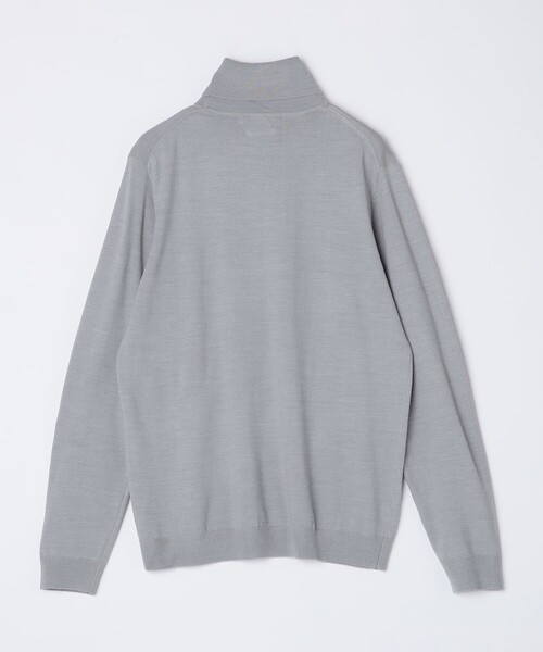 「SHIPS Colors」 タートルネックニット MEDIUM ライトグレー メンズ_画像5