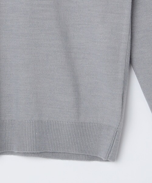 「SHIPS Colors」 タートルネックニット MEDIUM ライトグレー メンズ_画像8