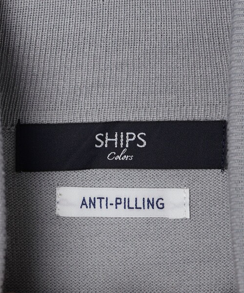 「SHIPS Colors」 タートルネックニット MEDIUM ライトグレー メンズ_画像9