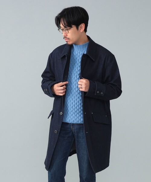 MACKINTOSH×BAND OF OUTSIDERS ゴム引き　デニムコート MACKINTOSH×BAND OF OUTSIDERS ゴム引き デニムコート