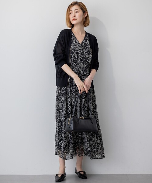 23区 ブルゾン アウター 「洗える」ライトシアーニット レディース