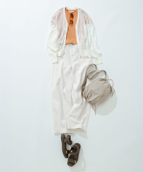 23区　シアブルゾン　38 23区 ブルゾン アウター 「接触冷感/速乾」シアータンブラー