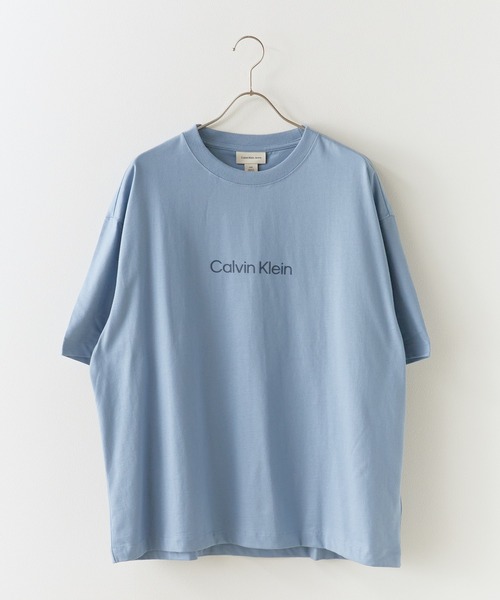 売れ筋商品|||カルバンクライン Tシャツ レディース トップス STRIPE TEE - Print T-shirt - baritone blue Amazon | [カルバン・クライン] Tシャツ 半袖 SS GRAPHIC TEE US