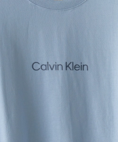 売れ筋商品|||カルバンクライン Tシャツ レディース トップス Print T-shirt - blue Calvin Klein tシャツ /カルバン クラインSS ARCHIVE LOGO