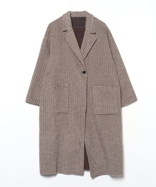 ADAM ET ROPE'（アダムエロペ） チェスターコート FREE ブラウン