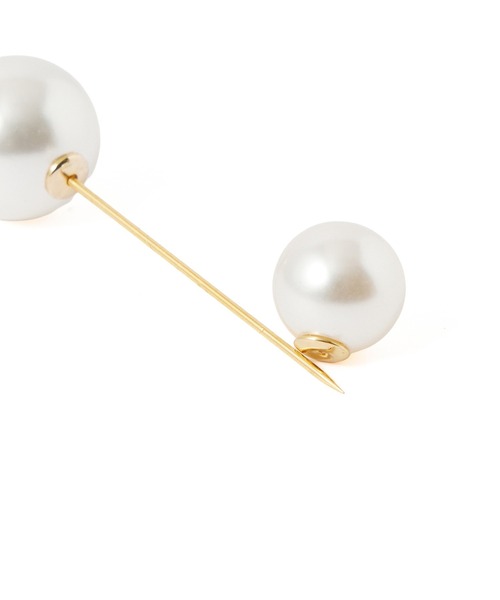 ROSE BUD（ローズバッド） (Sea'ds mara)Double pearl pin : ZOZOTOWN