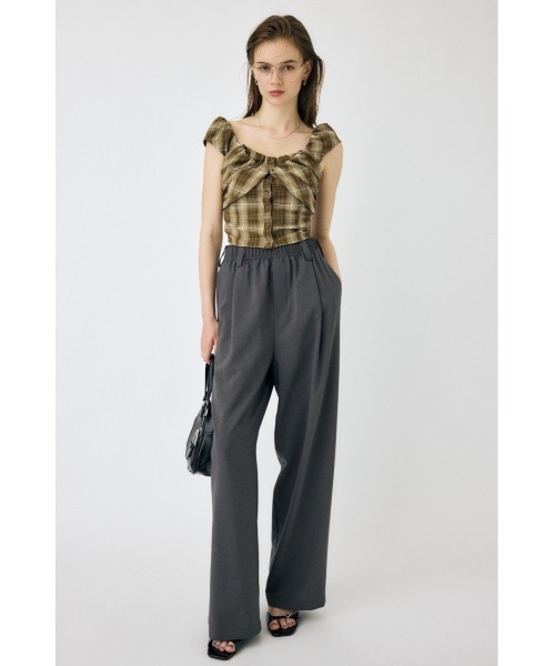 ブラウス シャツ Gathered Layered Camisole レディース MOUSSY ブラウス シャツ LAYERED GATHERED CHECK レディース