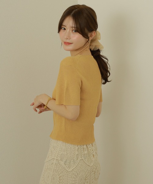 ニット+セーター T.japan lib l/s tops SLY | TIE RIBBON KNIT トップス (ニット ) |SHEL'TTER WEBSTORE