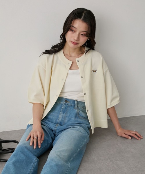 PENNEYS（ペニーズ） カーディガン 別注 THE FOX ロゴ ワンポイント