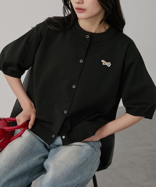 PENNEYS（ペニーズ） カーディガン 夏 半袖 別注 THE FOX ロゴ ワン