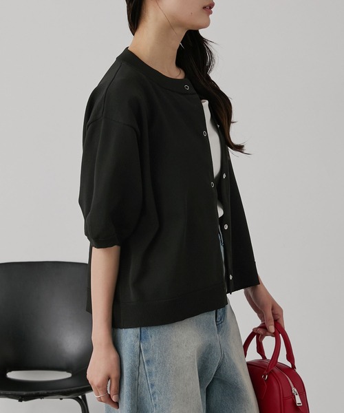 MaxMara PENNYBLACK ペニーブラック☆カーディガン ツーブロック PENNEYS（ペニーズ） カーディガン 別注 THE FOX ロゴ ワンポイント