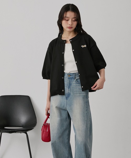 PENNEYS（ペニーズ） カーディガン 半袖 別注 THE FOX ロゴ ワン