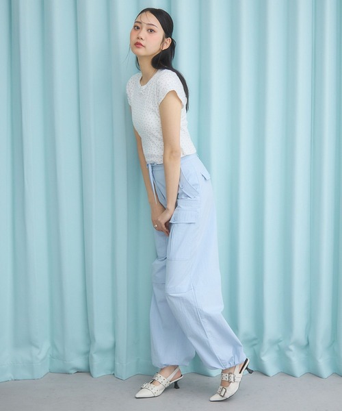 3.3 FIELD TRIP パンツ 3.3 Field Trip／ナイロンワイドパンツ