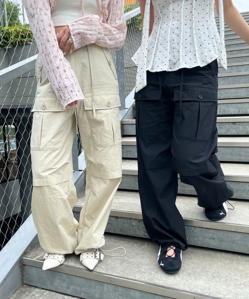 3.3 FIELD TRIP パンツ 3.3 Field Trip／ナイロンワイドパンツ