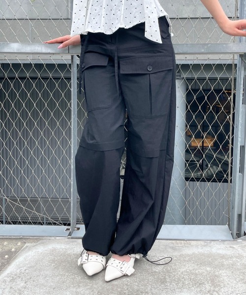 3.3 FIELD TRIP パンツ 3.3 Field Trip／ナイロンワイドパンツ