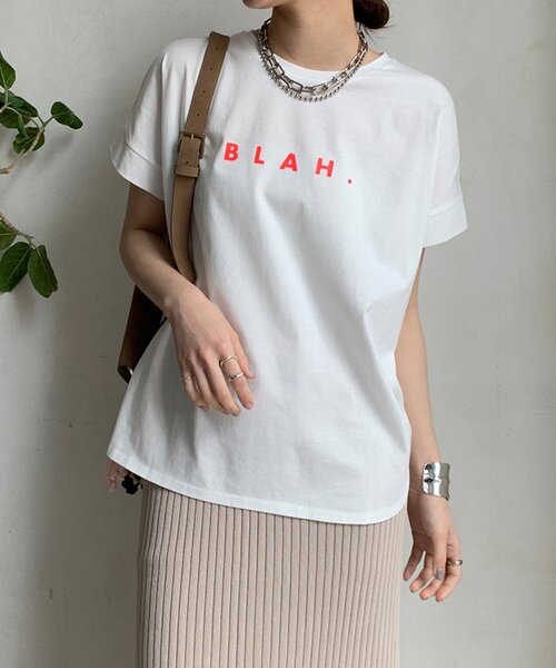 tシャツ 「WEB限定」BLAH.ロゴTEE レディース