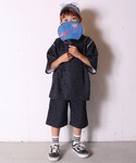 甚平 浴衣 (DV)キッズ「男の子」総柄プリン...の詳細画像2
