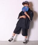 甚平 浴衣 (DV)キッズ「男の子」総柄プリン...の詳細画像1