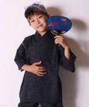 甚平 浴衣 (DV)キッズ「男の子」総柄プリン...の詳細画像3