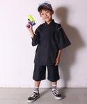 甚平 浴衣 (DV)キッズ「男の子」総柄プリン...の詳細画像4